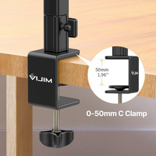 Штатив Ulanzi VIJIM LS25 Multifunction Desk Setup Stand (2873 LS25) Black купить в Украине: Киев, Днепр, Харьков, Одесса  | Низкая цена, отзывы, характеристики от TELEMART фото