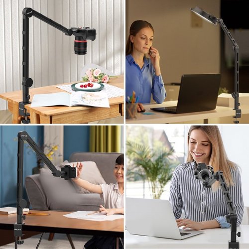 Штатив Ulanzi VIJIM LS25 Multifunction Desk Setup Stand (2873 LS25) Black купить в Украине: Киев, Днепр, Харьков, Одесса  | Низкая цена, отзывы, характеристики от TELEMART фото