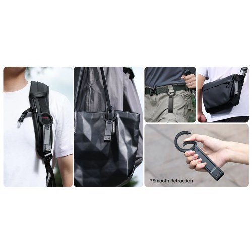 Штатив Ulanzi MA30 Carabiner-Mounted Phone Tripod (M076 MA30) Purple купить в Украине: Киев, Днепр, Харьков, Одесса  | Низкая цена, отзывы, характеристики от TELEMART фото