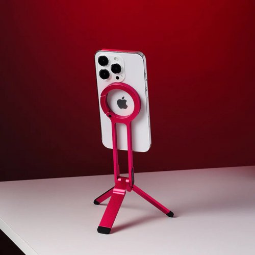 Штатив Ulanzi MA30 Carabiner-Mounted Phone Tripod (M056 MA30) Red купить в Украине: Киев, Днепр, Харьков, Одесса  | Низкая цена, отзывы, характеристики от TELEMART фото