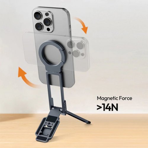 Штатив Ulanzi MA38 MagLock Phone Stand (T163 MA38) Black купить в Украине: Киев, Днепр, Харьков, Одесса  | Низкая цена, отзывы, характеристики от TELEMART фото