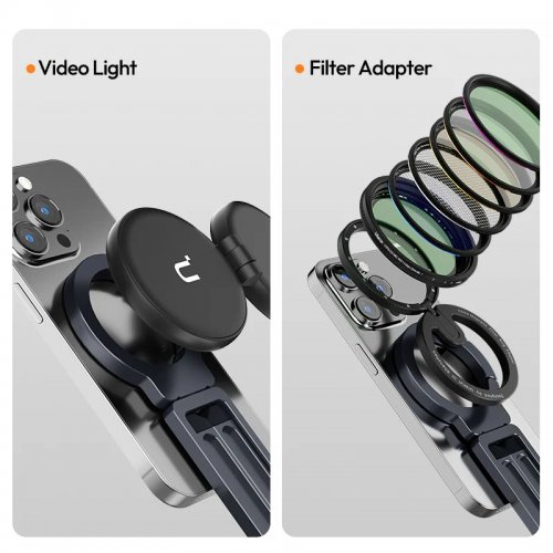 Штатив Ulanzi MA38 MagLock Phone Stand (T163 MA38) Black купить в Украине: Киев, Днепр, Харьков, Одесса  | Низкая цена, отзывы, характеристики от TELEMART фото