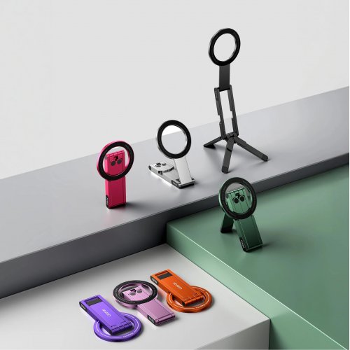 Держатель для телефона Ulanzi MA60 Foldable Magnetic Phone Tripod (S040 MA60) Orange купить в Украине: Киев, Днепр, Харьков, Одесса  | Низкая цена, отзывы, характеристики от TELEMART фото