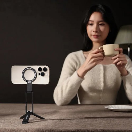 Держатель для телефона Ulanzi MA60 Foldable Magnetic Phone Tripod (S040 MA60) Orange купить в Украине: Киев, Днепр, Харьков, Одесса  | Низкая цена, отзывы, характеристики от TELEMART фото