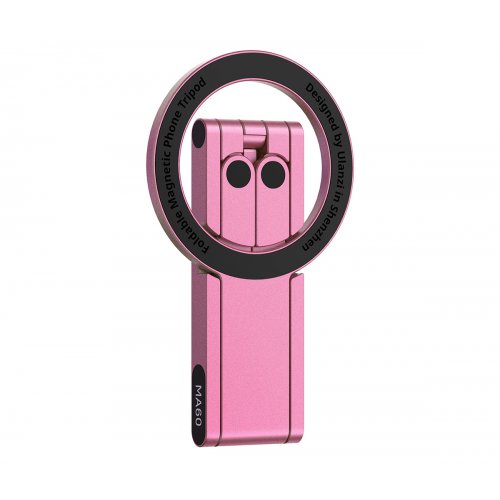 Держатель для телефона Ulanzi MA60 Foldable Magnetic Phone Tripod (S039 MA60) Pink купить в Украине: Киев, Днепр, Харьков, Одесса  | Низкая цена, отзывы, характеристики от TELEMART фото