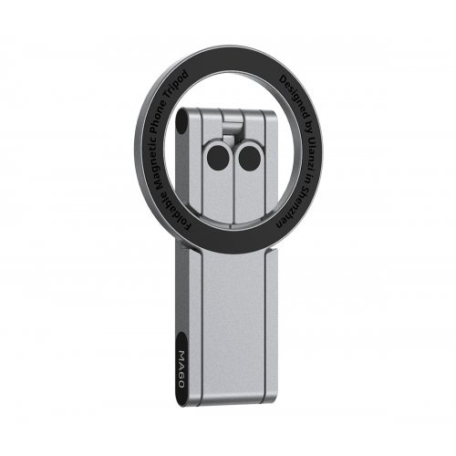 Держатель для телефона Ulanzi MA60 Foldable Magnetic Phone Tripod (S035 MA60) Silver купить в Украине: Киев, Днепр, Харьков, Одесса  | Низкая цена, отзывы, характеристики от TELEMART фото