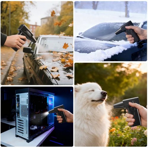 Воздуходуйка Ulanzi AD02 STORM Electric Air Duster II (X086 AD02) Black купить в Украине: Киев, Днепр, Харьков, Одесса  | Низкая цена, отзывы, характеристики от TELEMART фото