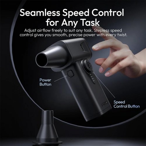 Воздуходуйка Ulanzi AD02 STORM Electric Air Duster II (X086 AD02) Black купить в Украине: Киев, Днепр, Харьков, Одесса  | Низкая цена, отзывы, характеристики от TELEMART фото