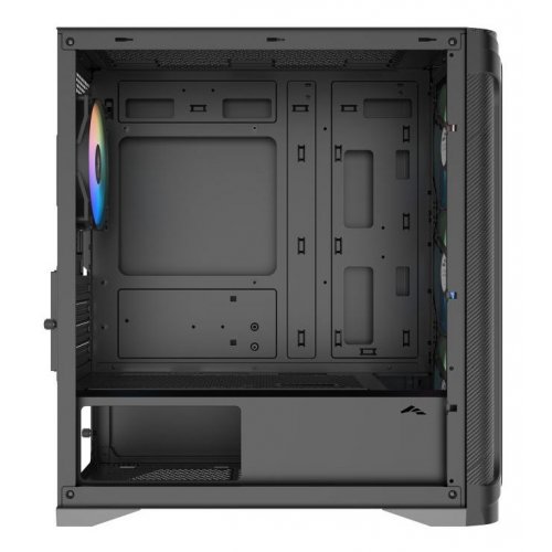 Корпус SAMA S31 без БЖ (S31-BKMGA4X1-GL) Black купити в Україні: Київ, Львів, Хмельницький, Тернопіль, Івано-Франківськ | Перевірка сумісності, низька ціна, відгуки, характеристики від TELEMART фото