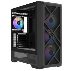 Корпус SAMA S41 без БП (S41-BKAGA4X1-GL) Black