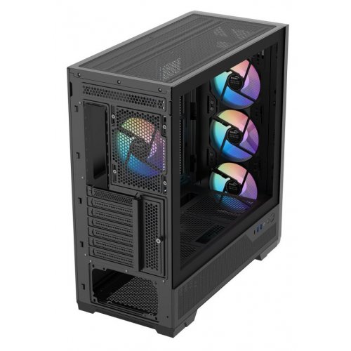 Корпус SAMA S41 без БП (S41-BKAGA4X1-GL) Black купить в Украине: Киев, Днепр, Харьков, Одесса  | Проверка совместимости, низкая цена, отзывы, характеристики от TELEMART фото