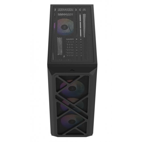 Корпус SAMA S41 без БП (S41-BKAGA4X1-GL) Black купить в Украине: Киев, Днепр, Харьков, Одесса  | Проверка совместимости, низкая цена, отзывы, характеристики от TELEMART фото