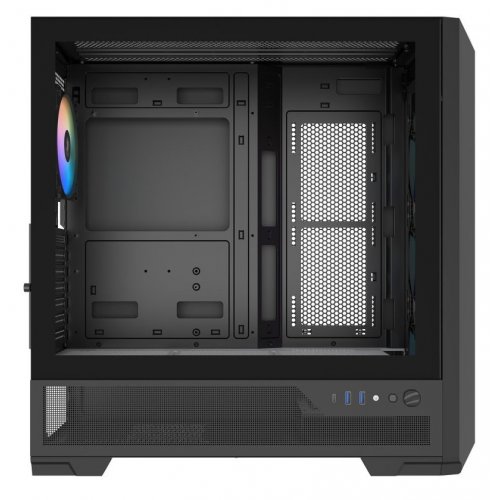 Корпус SAMA S41 без БП (S41-BKAGA4X1-GL) Black купить в Украине: Киев, Днепр, Харьков, Одесса  | Проверка совместимости, низкая цена, отзывы, характеристики от TELEMART фото