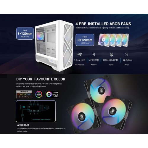 Корпус SAMA S41 без БП (S41-BKAGA4X1-GL) Black купить в Украине: Киев, Днепр, Харьков, Одесса  | Проверка совместимости, низкая цена, отзывы, характеристики от TELEMART фото