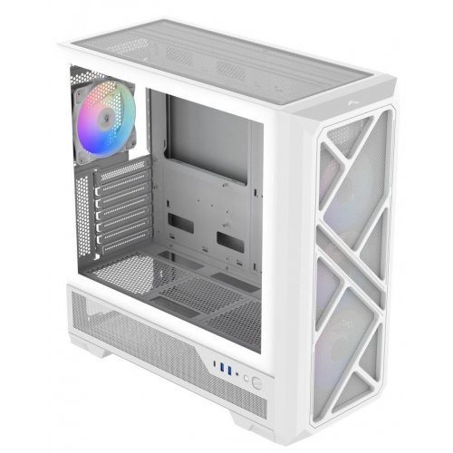 Корпус SAMA S41 без БП (S41-WHAGA4X1-GL) White купить в Украине: Киев, Днепр, Харьков, Одесса  | Проверка совместимости, низкая цена, отзывы, характеристики от TELEMART фото