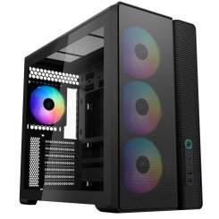 Корпус SAMA S50 без БП (S50-BKAGA4X1-GL) Black
