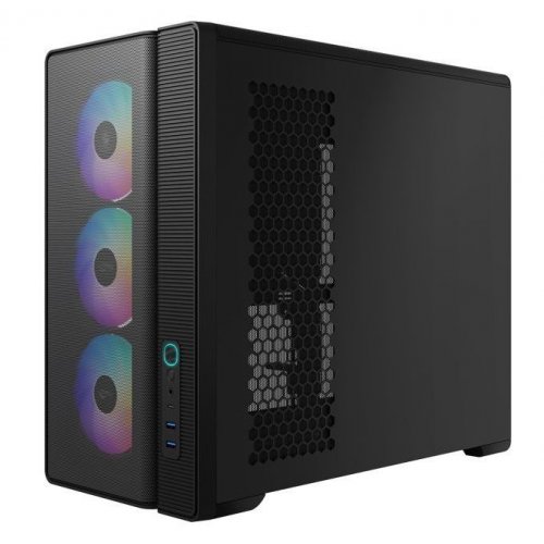 Корпус SAMA S50 без БП (S50-BKAGA4X1-GL) Black купить в Украине: Киев, Днепр, Харьков, Одесса  | Проверка совместимости, низкая цена, отзывы, характеристики от TELEMART фото