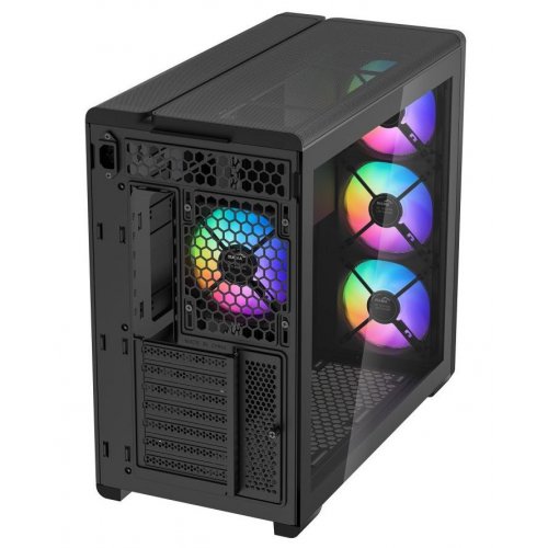 Корпус SAMA S50 без БП (S50-BKAGA4X1-GL) Black купить в Украине: Киев, Днепр, Харьков, Одесса  | Проверка совместимости, низкая цена, отзывы, характеристики от TELEMART фото