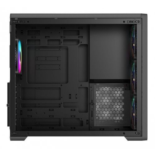 Корпус SAMA S50 без БП (S50-BKAGA4X1-GL) Black купить в Украине: Киев, Днепр, Харьков, Одесса  | Проверка совместимости, низкая цена, отзывы, характеристики от TELEMART фото