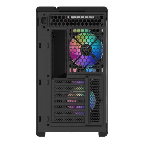 Корпус SAMA S50 без БП (S50-BKAGA4X1-GL) Black купить в Украине: Киев, Днепр, Харьков, Одесса  | Проверка совместимости, низкая цена, отзывы, характеристики от TELEMART фото