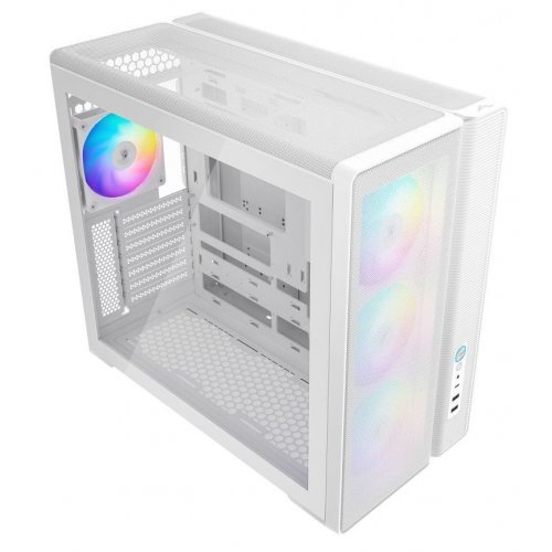 Корпус SAMA S50 без БП (S50-WHAGA4X1-GL) White купить в Украине: Киев, Днепр, Харьков, Одесса  | Проверка совместимости, низкая цена, отзывы, характеристики от TELEMART фото