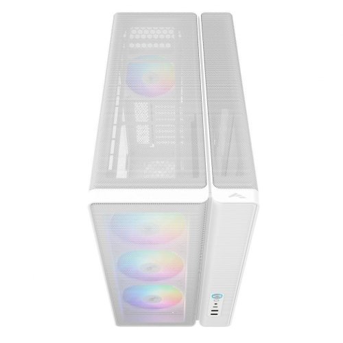 Корпус SAMA S50 без БП (S50-WHAGA4X1-GL) White купить в Украине: Киев, Днепр, Харьков, Одесса  | Проверка совместимости, низкая цена, отзывы, характеристики от TELEMART фото
