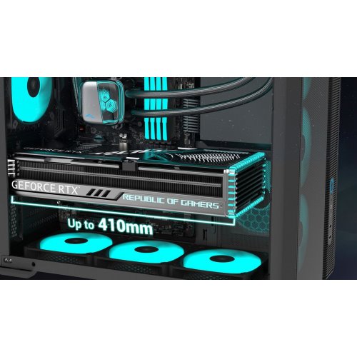 Корпус SAMA S50 без БП (S50-WHAGA4X1-GL) White купить в Украине: Киев, Днепр, Харьков, Одесса  | Проверка совместимости, низкая цена, отзывы, характеристики от TELEMART фото