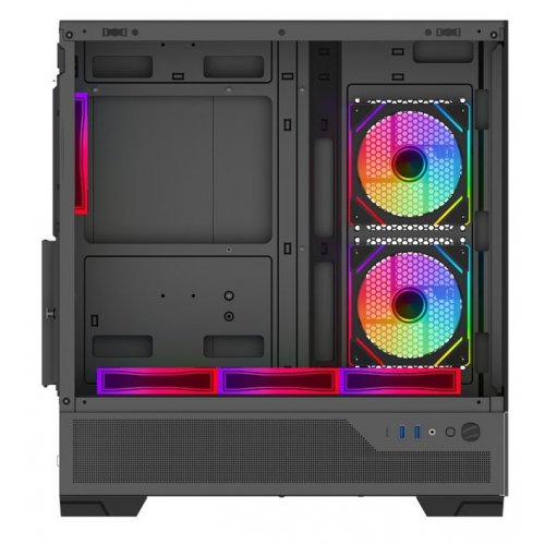 Корпус SAMA V43 без БП (V43-BKADA6X1-GL) Black купить в Украине: Киев, Днепр, Харьков, Одесса  | Проверка совместимости, низкая цена, отзывы, характеристики от TELEMART фото