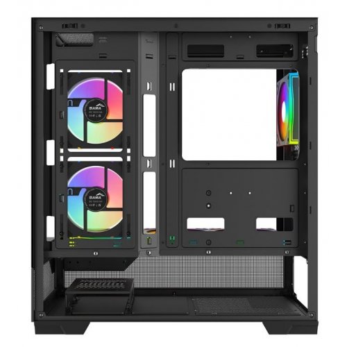Корпус SAMA V43 без БП (V43-BKADA6X1-GL) Black купить в Украине: Киев, Днепр, Харьков, Одесса  | Проверка совместимости, низкая цена, отзывы, характеристики от TELEMART фото