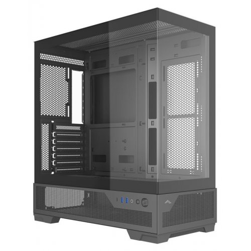 Корпус SAMA V43E без БП (V43E-BKADA0X1-GL) Black купить в Украине: Киев, Днепр, Харьков, Одесса  | Проверка совместимости, низкая цена, отзывы, характеристики от TELEMART фото