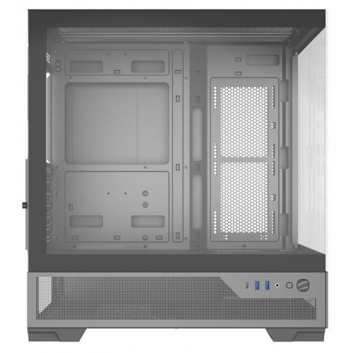 Корпус SAMA V43E без БП (V43E-BKADA0X1-GL) Black купить в Украине: Киев, Днепр, Харьков, Одесса  | Проверка совместимости, низкая цена, отзывы, характеристики от TELEMART фото