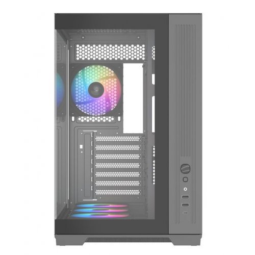 Корпус SAMA V52 без БП (V52-BKADA7X1-GL) Black купить в Украине: Киев, Днепр, Харьков, Одесса  | Проверка совместимости, низкая цена, отзывы, характеристики от TELEMART фото