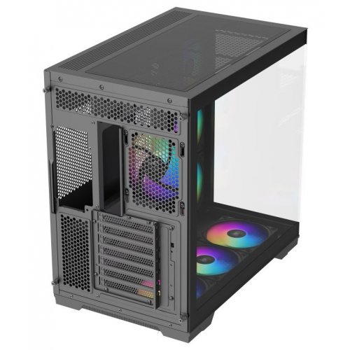 Корпус SAMA V52 без БП (V52-BKADA7X1-GL) Black купить в Украине: Киев, Днепр, Харьков, Одесса  | Проверка совместимости, низкая цена, отзывы, характеристики от TELEMART фото