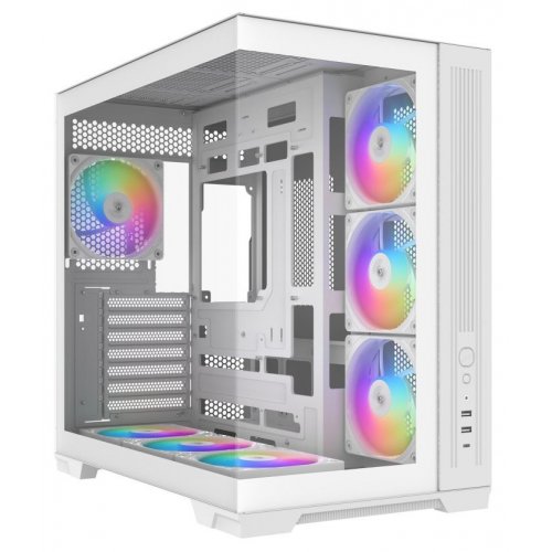 Корпус SAMA V52 без БП (V52-WHADA7X1-GL) White купить в Украине: Киев, Днепр, Харьков, Одесса  | Проверка совместимости, низкая цена, отзывы, характеристики от TELEMART фото