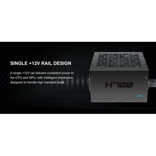 Блок живлення SAMA H700 700W (H0700-BKSHW001-EU) Black купити в Україні: Київ, Львів, Хмельницький, Тернопіль, Івано-Франківськ | Перевірка сумісності, низька ціна, відгуки, характеристики від TELEMART фото