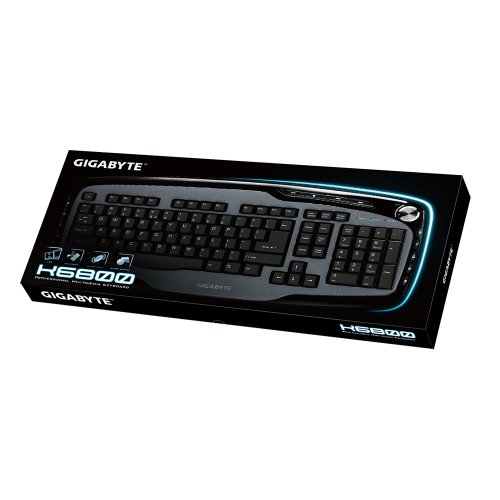 Купити Клавіатура Gigabyte K6800 Grey - ціна в Києві, Львові, Вінниці, Хмельницькому, Франківську, Україні | інтернет-магазин TELEMART.UA фото