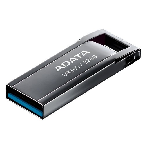 Накопичувач ADATA UR340 32GB USB 3.2 (AROY-UR340-32GBK) Black купити в Україні: Київ, Львів, Хмельницький, Тернопіль, Івано-Франківськ | Низька ціна, відгуки, характеристики від TELEMART фото