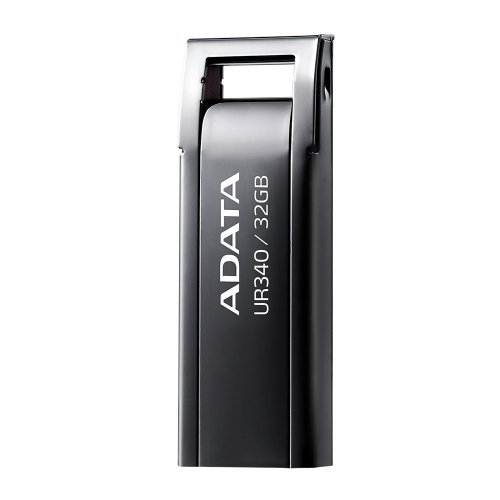 Накопичувач ADATA UR340 32GB USB 3.2 (AROY-UR340-32GBK) Black купити в Україні: Київ, Львів, Хмельницький, Тернопіль, Івано-Франківськ | Низька ціна, відгуки, характеристики від TELEMART фото