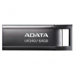 Накопитель ADATA UR340 64GB USB 3.2 (AROY-UR340-64GBK) Black