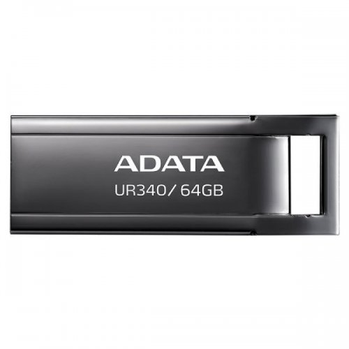Накопитель ADATA UR340 64GB USB 3.2 (AROY-UR340-64GBK) Black купить в Украине: Киев, Днепр, Харьков, Одесса  | Низкая цена, отзывы, характеристики от TELEMART фото