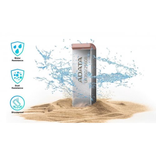Накопичувач ADATA UR350 32GB USB 3.2 (UR350-32G-RSR/BK) Silver/Black купити в Україні: Київ, Львів, Хмельницький, Тернопіль, Івано-Франківськ | Низька ціна, відгуки, характеристики від TELEMART фото