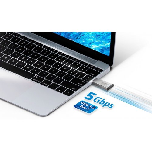 Накопичувач ADATA UR350 32GB USB 3.2 (UR350-32G-RSR/BK) Silver/Black купити в Україні: Київ, Львів, Хмельницький, Тернопіль, Івано-Франківськ | Низька ціна, відгуки, характеристики від TELEMART фото