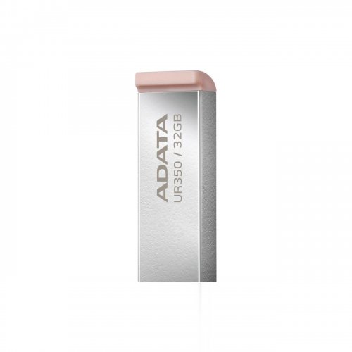 Накопичувач ADATA UR350 32GB USB 3.2 (UR350-32G-RSR/BG) Silver/Beige купити в Україні: Київ, Львів, Хмельницький, Тернопіль, Івано-Франківськ | Низька ціна, відгуки, характеристики від TELEMART фото