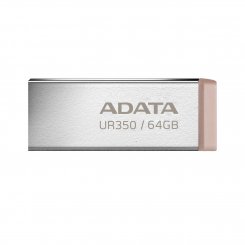 Накопитель ADATA UR350 64GB USB 3.2 (UR350-64G-RSR/BG) Silver/Beige