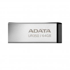 Накопитель ADATA UR350 64GB USB 3.2 (UR350-64G-RSR/BK) Silver/Black