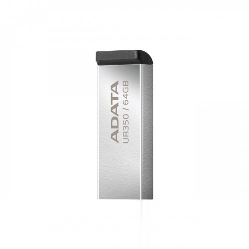 Накопитель ADATA UR350 64GB USB 3.2 (UR350-64G-RSR/BK) Silver/Black купить в Украине: Киев, Днепр, Харьков, Одесса  | Низкая цена, отзывы, характеристики от TELEMART фото