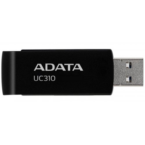Накопитель ADATA UC310 64GB USB 3.2 (UC310-64G-RBK) Black купить в Украине: Киев, Днепр, Харьков, Одесса  | Низкая цена, отзывы, характеристики от TELEMART фото
