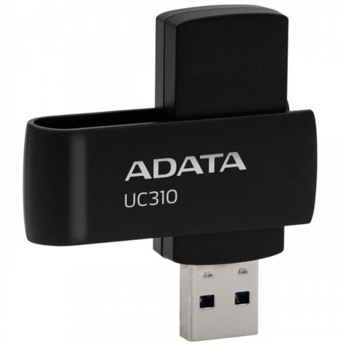 Накопитель ADATA UC310 64GB USB 3.2 (UC310-64G-RBK) Black купить в Украине: Киев, Днепр, Харьков, Одесса  | Низкая цена, отзывы, характеристики от TELEMART фото