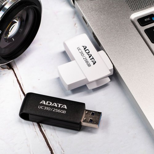 Накопитель ADATA UC310 128GB USB 3.2 (UC310-128G-RBK) Black купить в Украине: Киев, Днепр, Харьков, Одесса  | Низкая цена, отзывы, характеристики от TELEMART фото