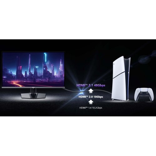 Уцінка монітор MSI 26.5" MAG 272QP QD-OLED X50 Black (Розкрита упаковка, 865580) купити в Україні: Київ, Львів, Хмельницький, Тернопіль, Івано-Франківськ | Низька ціна, відгуки, характеристики від TELEMART фото